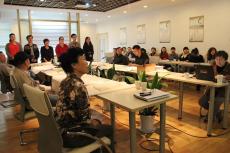 南京建工集團黨委組織開展廉政書畫表演活動