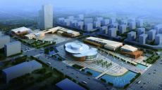 南京市六合青奧文化城全景鳥瞰圖