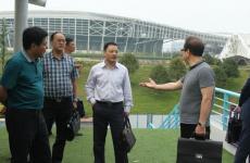 鼓樓區(qū)人大副主任史先榮調(diào)研青奧體育公園項(xiàng)目