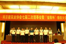 集團37項工程喜獲南京市“金陵杯”獎