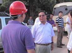 海南省省委領(lǐng)導視察文昌市人民醫(yī)院項目工程