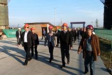 省住建廳徐學軍副廳長一行視察集團六合新城安置房項目