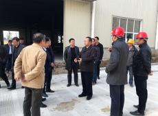 武漢天門市委書記來集團(tuán)武漢總包項目視察工作